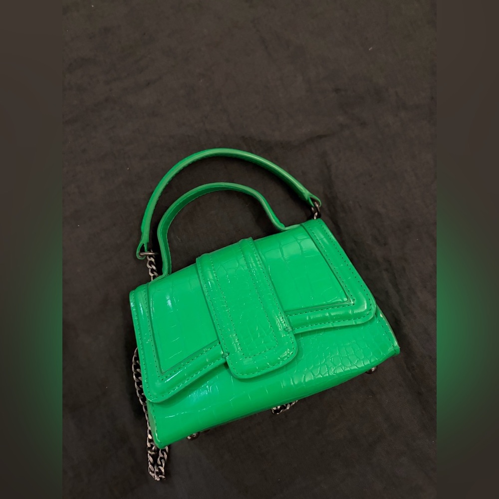 Zara Vibrant Green Mini Bag